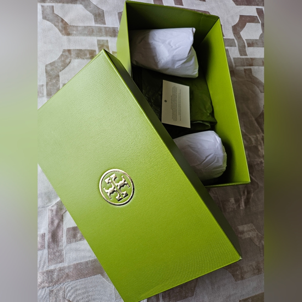 Tory Burch Green Shoe Box
